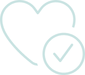 Heart Circle Check Thin