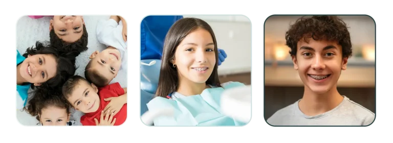 Montage of ortho treatment for all ages